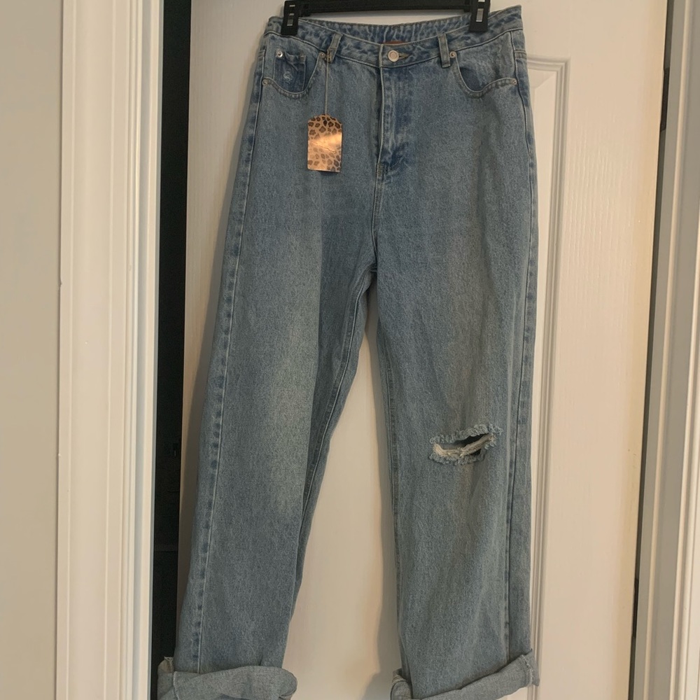 Beige Botany Boyfriend Jeans 🤍 - Picture 1 of 5
